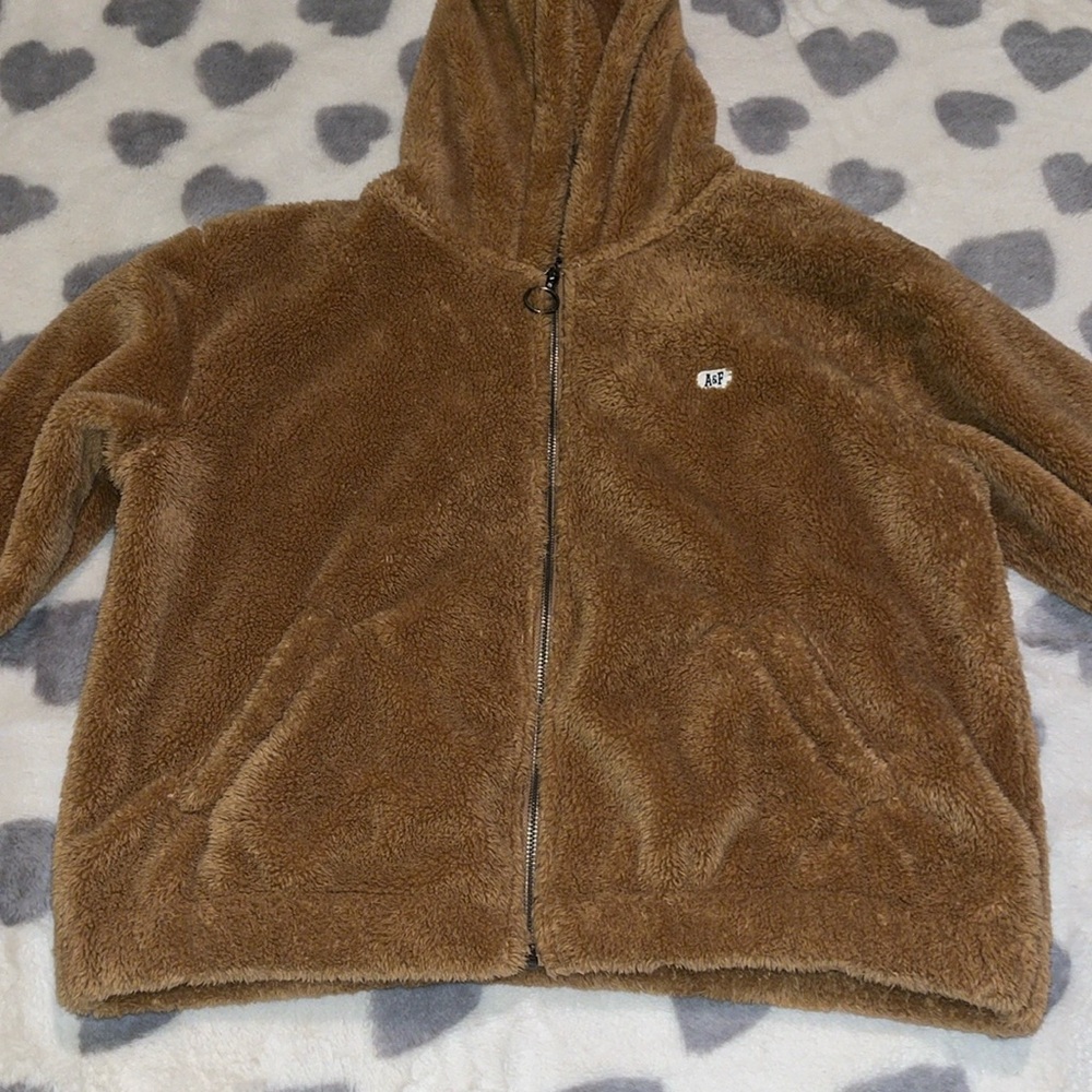 Abercrombie & Fitch Teddy Zip Up Jacket